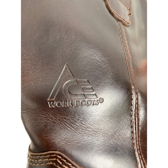 Ace Bronco II Work Boots 77609 Unisex Leather Safety USA M 5 / W 6.5 V10651 - Picture 3 of 13